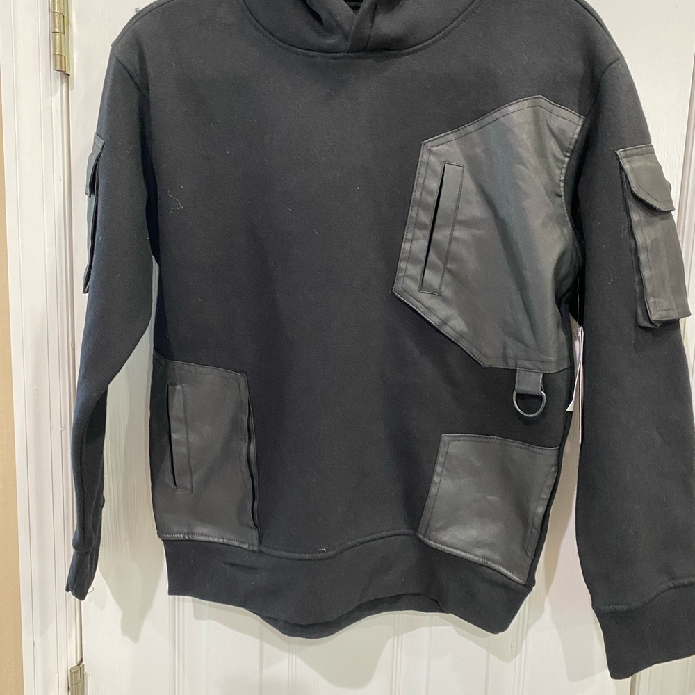Kids Black dressy hoodie